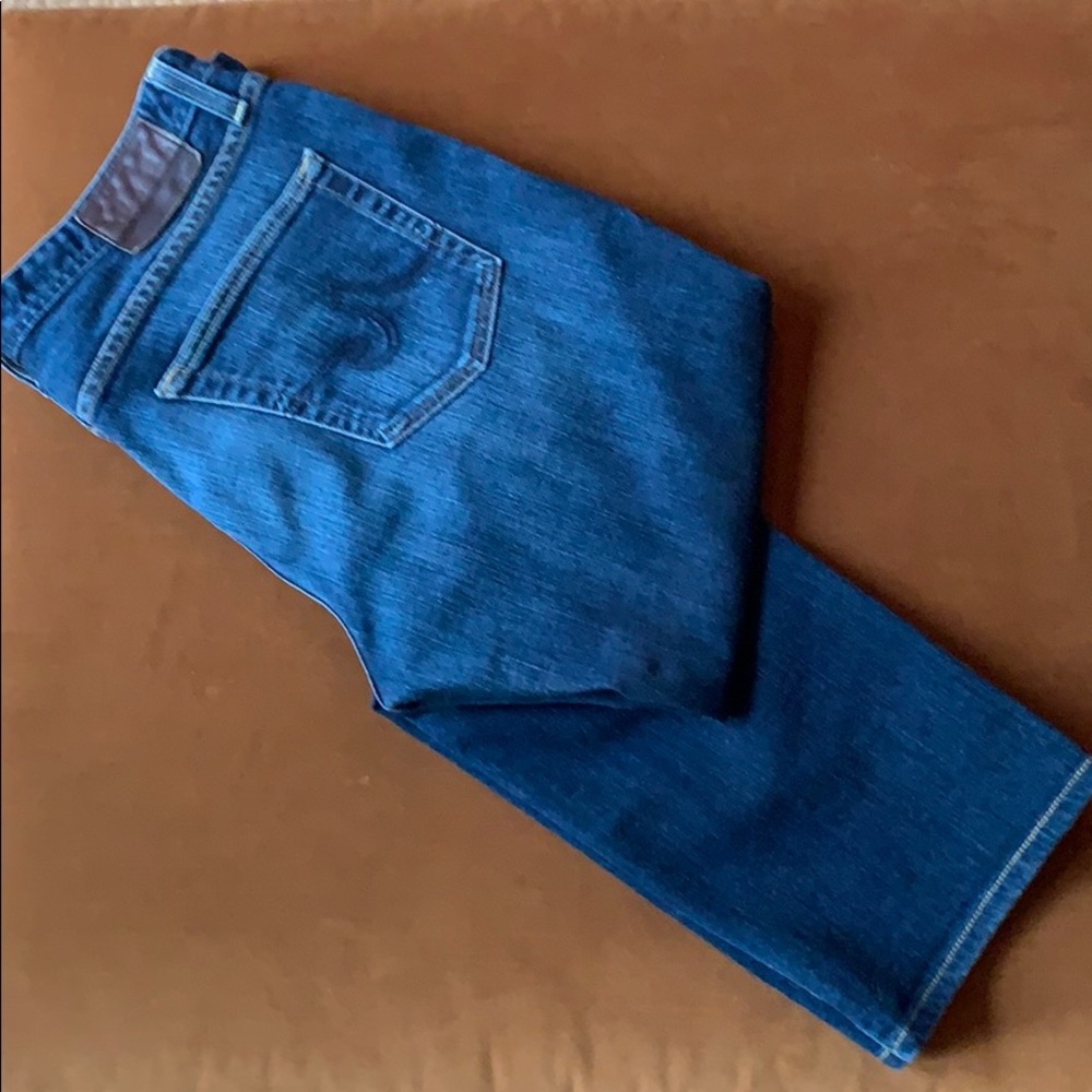 AG The Graduate tailored leg blue jeans